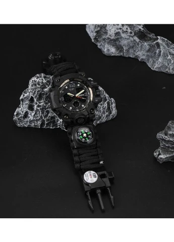 Наручные часы мужские с компасом Life Pro AllBlack Черный (3085) Besta (387624975)