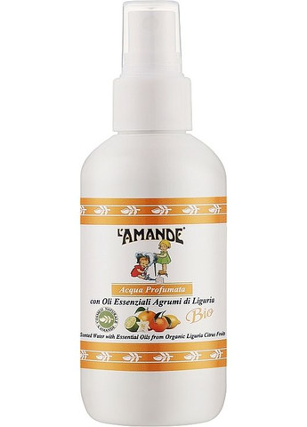 Ароматизована вода "Лігурія Цитрус" Liguria Citrus Bio Scented Water * 125ml (1558130-37843683) L'Amande (368867125)