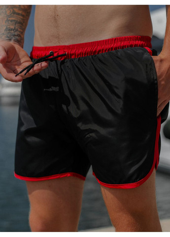 Мужские черные пляжные пляжные мужские короткие шорты для купания, быстросохнущие легкие спортивные шорты Intruder