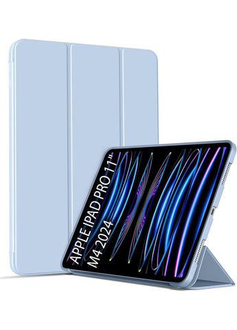 Чохол-книжка Tri Fold Soft TPU Silicone для Apple iPad Pro 11" M4 2024 Light Blue (711748) BeCover (351559912)