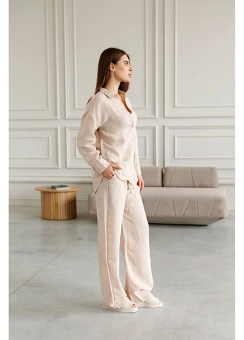 Костюм жіночий комплект штани сорочка однотонний класичний Seli No Brand (395635771)