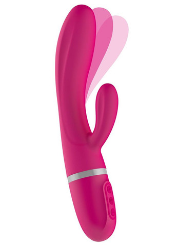 Вібратор-кролик Bend It Plus Cerise, гнучкий, 2 мотори, 10 режимів - CherryLove Liebe (332209524)
