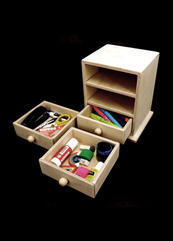 Органайзер настільний з дерева Ессекс бланже (КНЦ-001801) No Brand (328225052)