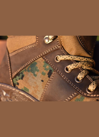 Літні Берці Чоловічі Черевики Тактичні. 36-48р Коричневі+Піксель. Витримують постійні навантаження! MSLM-1020 No Brand (289384807)