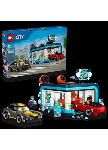 Конструктор ® City Тунельна автомийка - Набір для складання, 583 деталі (60497) Lego (397607588)