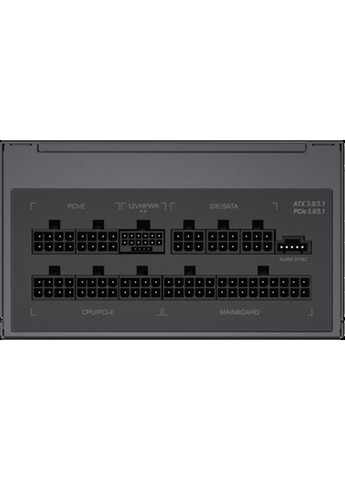 Блок живлення RGB1050 PRO 1050W Black (RGB1050 PRO ATX3.0/3.1 PCIE5.0/5.1) GameMax (360408808)