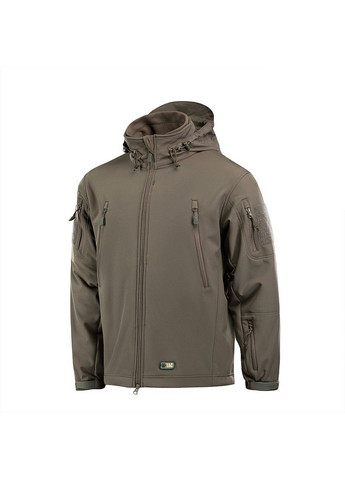 Оливковая демисезонная куртка soft shell с подстежкой olive M-TAC