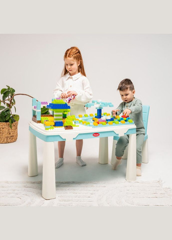 Детский набор "Играем и учимся" 04660/7 в наборе стол, стул, конструктор Doloni (344390944)