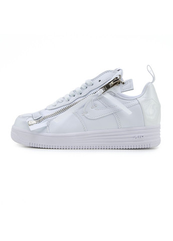 КРОСІВКИ ЖІНОЧІ NIKE LUNAR FORCE 1 LOW ACRONYM WHITE НАЙК ЛУНАР ФОРС 1 No Brand білі демісезони (369392702)