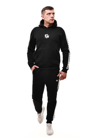 Чорний зимній костюм спортивний чоловічий No Brand