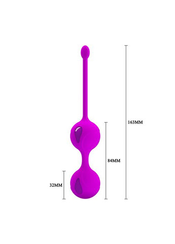 Вагінальні кульки Kegel Balls Рожеві BI0550 - CherryLove LyBaile (282709631)