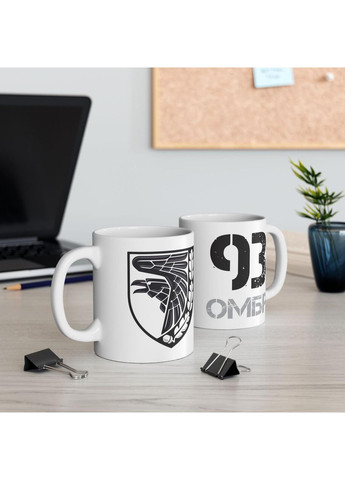 Чашка с шевроном "93-я отдельная механизированная бригада" No Brand (368671643)