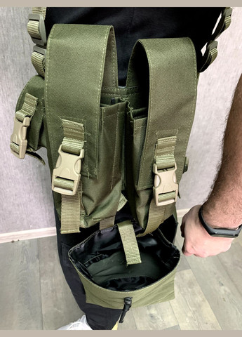 РПС Ременно - плечевая система с подсумками на 8 магазинов и сидушкой / Тактическая разгрузка Lucky Day Shop (317567081)