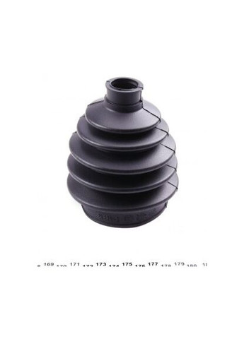 Пыльник ШРКШ (наружный) MB A-class (W168) 97-04 (22x76x113) (к-кт) 13-0298 (opt-om) Metelli (366169915)