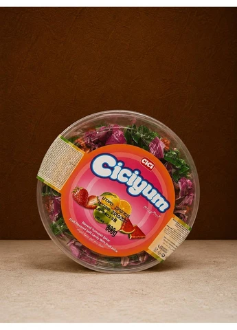 Конфеты жевательные Yum Stick 800 г с насыщенным фруктовым вкусом мягкой тягучей текстурой в пластиковой банке CiCi (402383811)