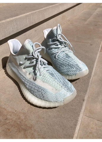 КРОСІВКИ ЖІНОЧІ ADIDAS YEEZY BOOST 350 V2, CLOUD WHITE REFLECTIVE АДІДАС ІЗІ БУСТ No Brand м'ятні демісезони (367171288)