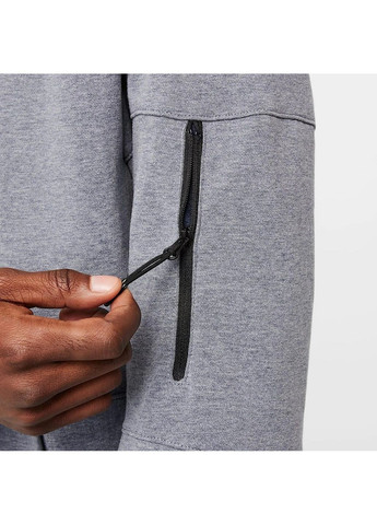 Толстовка чоловіча Sportswear Tech Fleece Essential Full Zip Grey Nike (364837091)