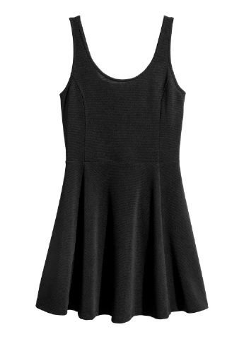 Черное платье лето,черный, divided H&M