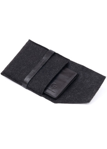 Горизонтальное портмоне в гладкой коже без застежки. 11311 Черное Grande Pelle (331907160)