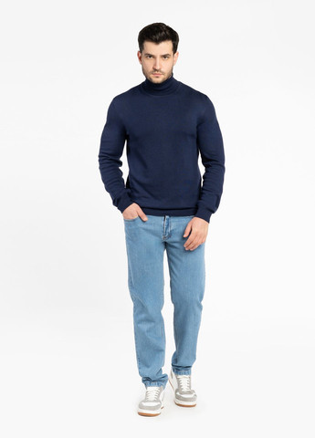 Синий зимний джемпер мужской синий Arber Roll-neck FF N-AVT142