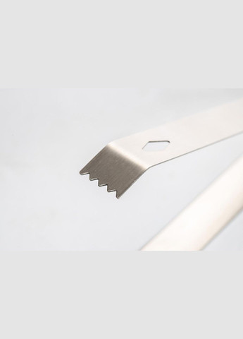 Щипцы для льда из нержавеющей стали 16,4 см Серебристый (С051369) ТМ (342122381)