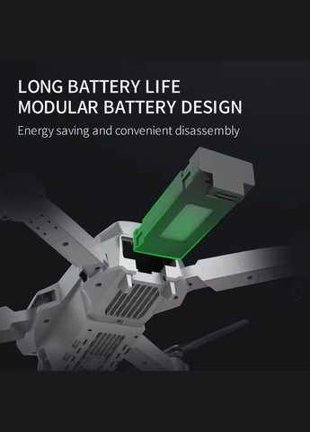 Квадрокоптер дрон E99 с двойной камерой, 500 mAh VHG (347640430)