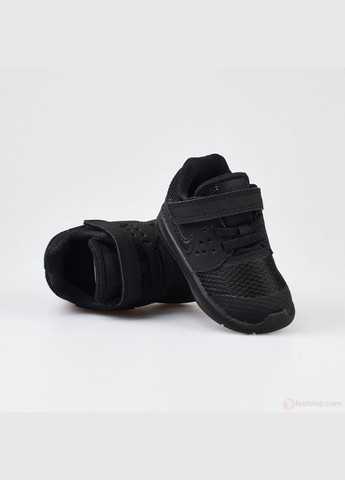 Черные всесезон кроссовки kids downshifter 7 black/black р.6/22/14см Nike