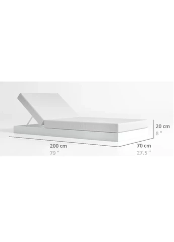 Шезлонг LOFT для террасы и дачи (NS-1410) No Brand (396500351)