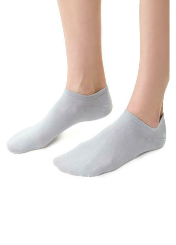 Серые носочки женские низкие 007 invisible Steven (349499809)
