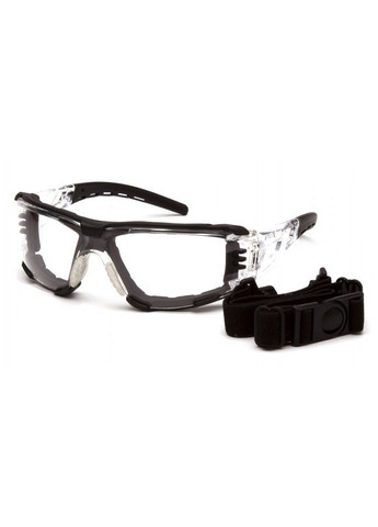 Очки защитные с уплотнителем Fyxate (clear) Super Anti-Fog H2MAX, прозрачные Pyramex (370271129)