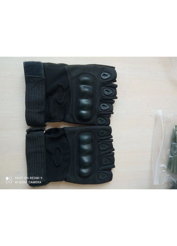 Тактические черные безпалые перчатки,военные защитные перчатки No Brand (366890836)