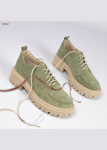 Vakko Туфли хаки з натуральная замша, — всесезон (324992581)