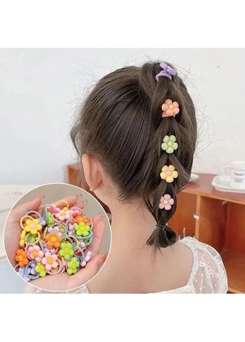 Набір дитячих гумок для волосся з героями мультфільмів 50 шт. BabyOno (365720846)