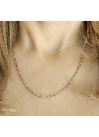 Серебряная цепочка 925 пробы в позолоте Колос 45 см No Brand (366664904)