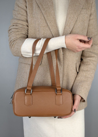 Сумка жіноча шкіряна 03780 темно-руда довга Virginia Conti (305699069)