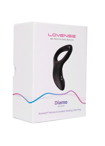 Смарт кольценасадка на член Diamo Cock Ring - CherryLove Lovense (282960558)