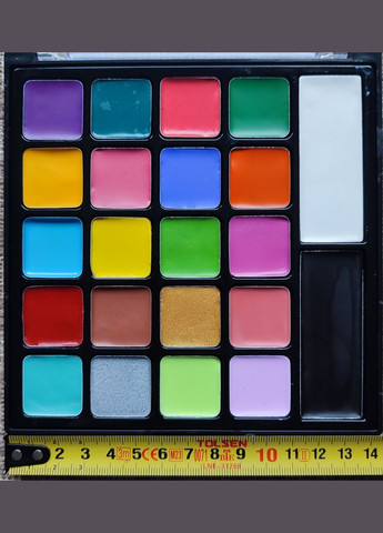 Олійна фарба 22 кольори бодіарт для обличчя Veronni (317050603)