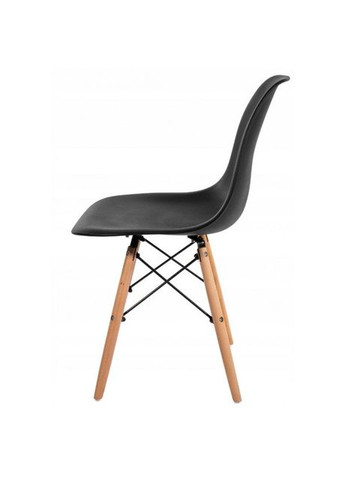 Крісло для кухні на ніжках В-173 FULL KD чорне (4 шт) Bonro (341533510)