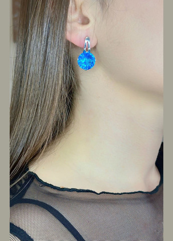 Серебряные серьги с альпинитом - утонченность, подчеркивающая красоту 💎 Family Jewelry House (345749234)