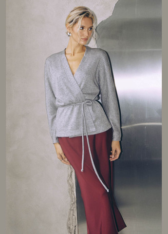 Серый демисезонный кардиган ST-Seventeen