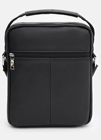 Сумка планшет через плече чоловіча з натуральної шкіри маленька для документів та для телефону Тайвань Чорний 35864 Keizer (337466294)