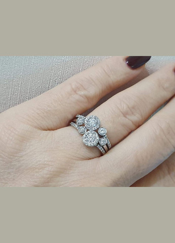 Золотое кольцо с фианитами. 3523569Б Гаразд (315786717)