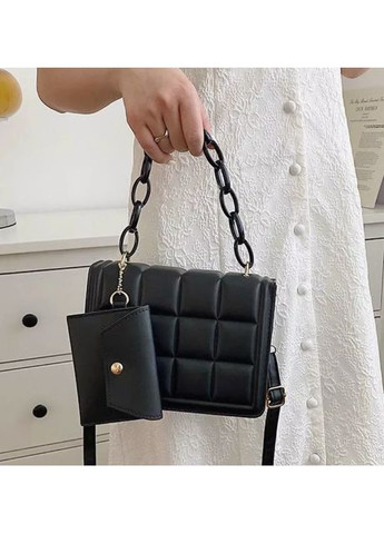 Сумка кросс-боди с кошельком женская черная (RN-213) No Brand (351378666)