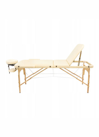 Масажний стіл складний Massage Table+ Wood W60 Beige (P-5907739318367) 4FIZJO (301733342)