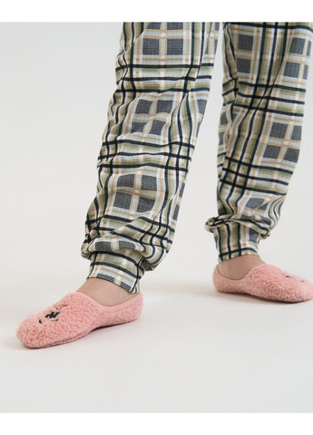 Зеленая пижама на девочку-подростка пингвины Nicoletta