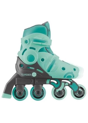 Роликовые коньки 2в1 мятно-зеленые р., до 60кг, 5+ (783-206) Globber (391611288)