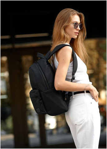 Женский рюкзак Zard 0ST черный тканевый Sambag (302519037)