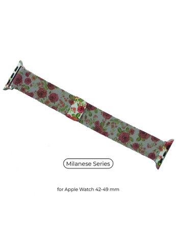 Ремешок Milanese Loop для Apple Watch All Series 42/44/45/49mm Flower Rose (ARM52962) ArmorStandart (259967579)