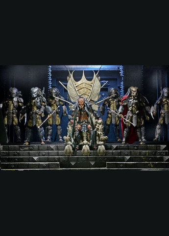 Диорама Костный Трон Хищник NECA Toys Alien Vs Predator Skull Throne F AP Funko (317258615)