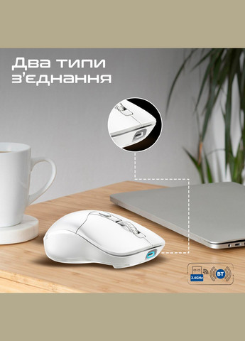 Миша бездротова Samo White Promate (308047552)